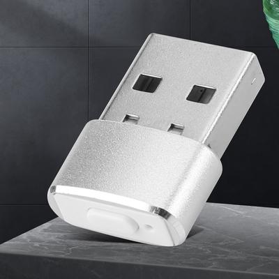 Мини-двигатель мыши Plug and Play USB Автоматический джигглер/двигатель мыши Индикатор активности Световой индикатор Корпус из алюминиевого сплава для компьютера