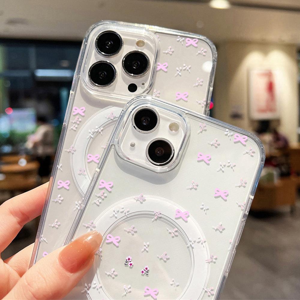 Магнитный чехол для телефона для iPhone 12 14 16 17 Pro 17 16 15 14 13 12 Pro Max 12 13 14 15 16 Высококачественный противоударный чехол Полная защита Милый стиль