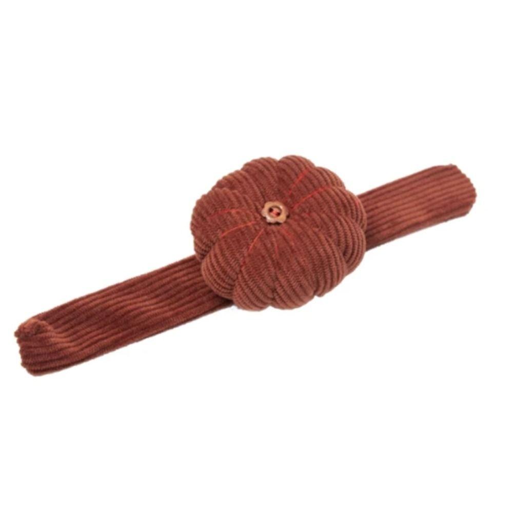 Pumpkin Shaped Wrist Pin Cushion With Elastic Wrist Belt Needle Pillow Needle Cushion Needlework