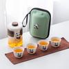 Guochao Panda Travel Tea Set Portable One Pot Four Cups Kuaike Cup Sichuan Commemorative Tea Business Gifts