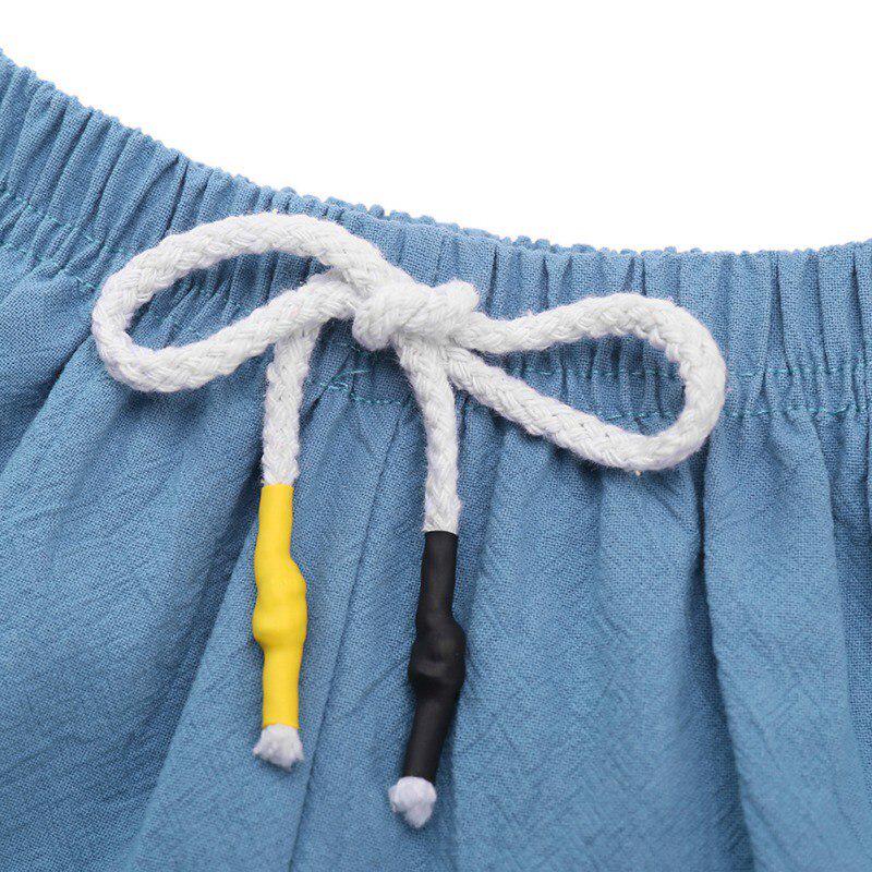 Spring Fashion Children Boy Girl Solid Harem Pants Trousers Toddler Long Casual Bottoms