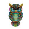 Owl Wall Decor Multicolor Metal Iron Owl Wall Decoration Crafts for Home Garden Decoration