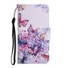 Galaxi S21 S20 Fe Leather Case On For Samsung Galaxy S21 Ultra S20 Fe S10 S8 S9 Plus Cases Cat Butterfly Flip Wallet Cover Women