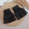 DIY Detachable Cuffs Cuff Extension Embroidery Lace Daisy Fake Sleeves Elastic Wild Wrist Pleated Organ Lolita Fake Sleeves