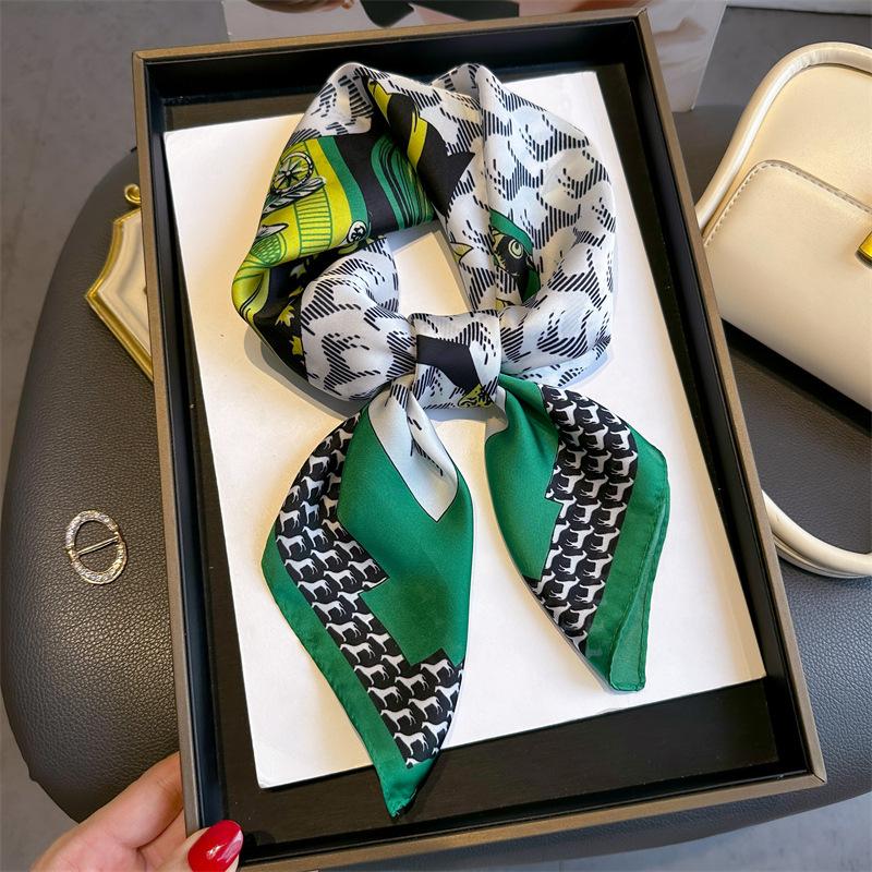 70 * 70 см новый шелковый маленький квадратный шарф для защиты шеи женщин профессиональный шарф универсальный шарф для волос шарф