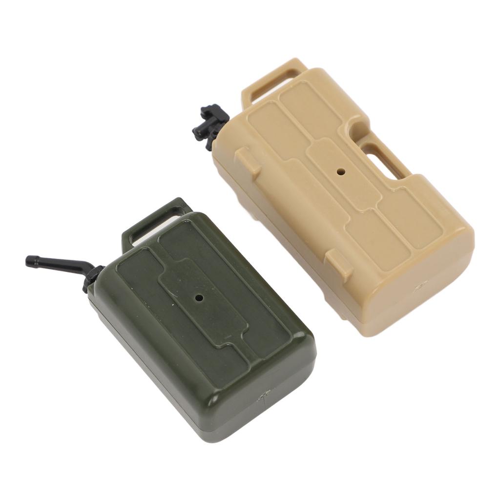 1Celsius10 Scale Simulation Gas Fuel Can Set Plastic Fuel and Gas Can for SCX10 1Celsius10 RC Crawlers