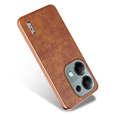 Для Xiaomi Redmi Note 13 Pro 4G/Poco M6 Pro 4G Чехол Противоударный PU+TPU Гальванизированный Чехол для Телефона