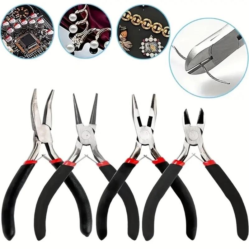 Practical Jewelry Plier Set Essential Craft Supplies Tools for Jewelry Designs Beading and Repair Fashion Accessory