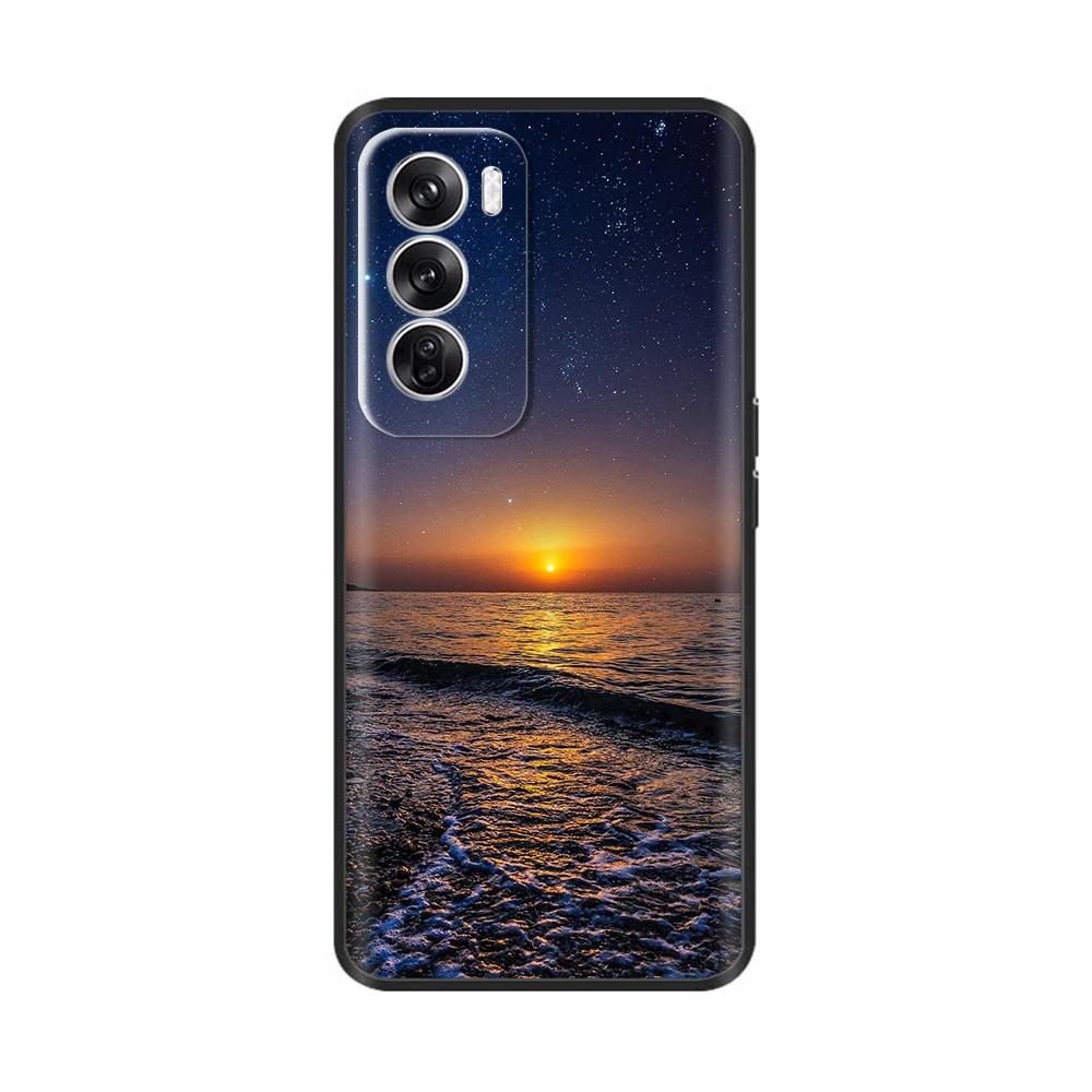 Чехол для OPPO Reno 12 5G Новый модный окрашенный чехол Силиконовый мягкий ТПУ чехлы для телефона Для OPPO Reno 12 Pro 5G Корпус reno12 Pro Fundas