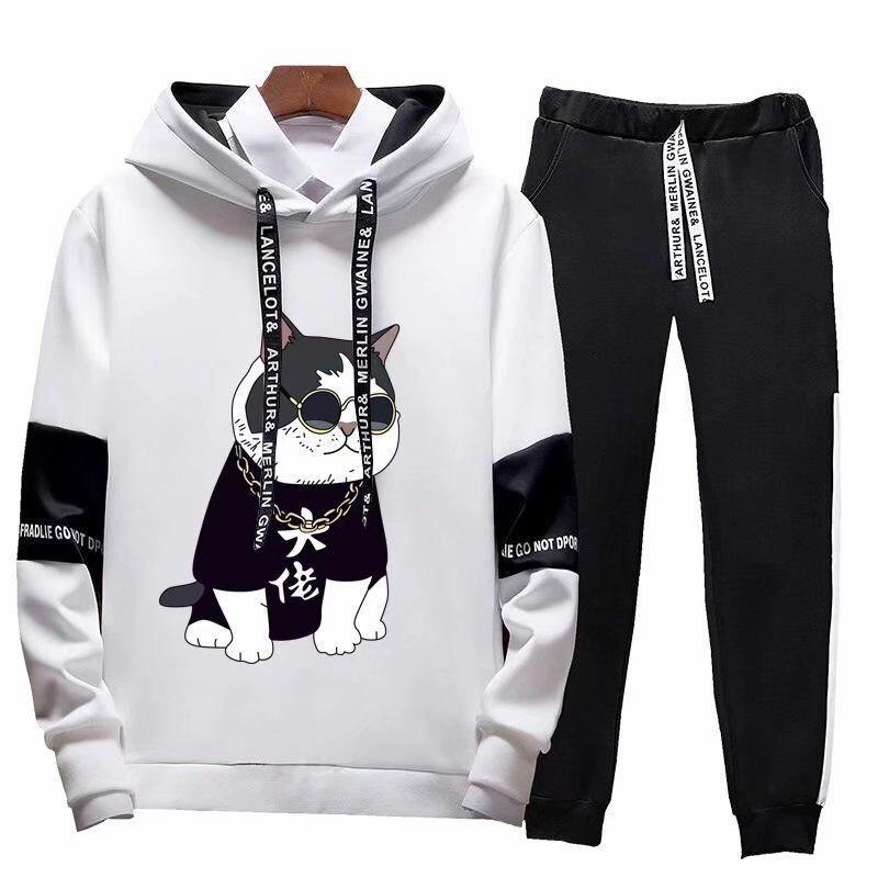 Спортивные костюмы мужские весенние и осенние свитера брюки беговая повседневная спортивная одежда женская пара из двух предметов осенняя одежда