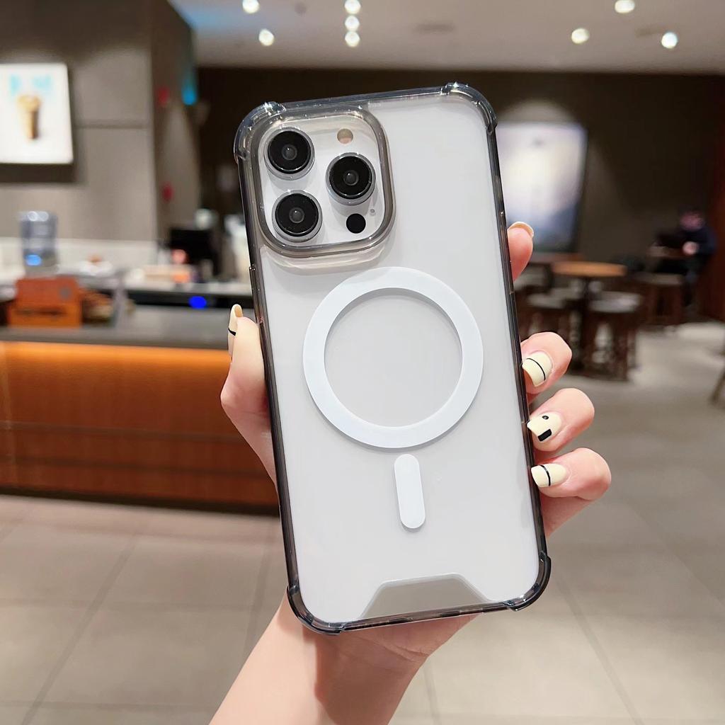 Подходит для IPhone 16 Мобильный телефон Коробка Цвет Прозрачный Четыре угла Защита от острых краев Диск Apple 14 Частичная полная защита Защитный чехол