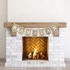 Wooden Acrylic Ramadan Banner Decorations for Home 2026, White Wood Eid Mubarak Kareem Hanging Garland, Ramadan Sign Indoor Fireplace Mosque Wall