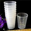 Baking 10 Pcs 50ml Transparent Plastic Graduated Medicine Measuring Cup Tools