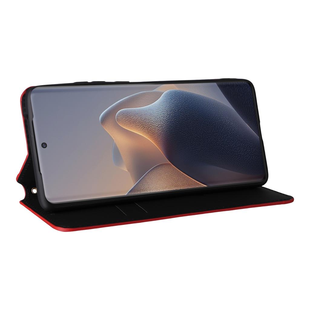 Leather Case for Motorola Edge 60 5G/60 Fusion 5G Wallet Rhombus Imprinted Phone Cover