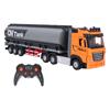 RC Oil Tanker Trailer Toy 9CH Musical Alloy Educational Открывающаяся дверь Дистанционное управление Грузовик Топливо