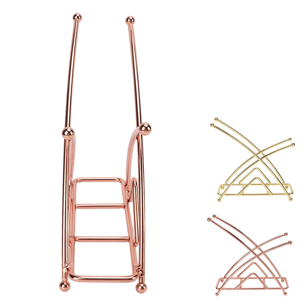 Napkin Holder Fashion Elegant Thickened X Shaped Hotel Table Napkin Holder Wrought Iron Vertical Tis