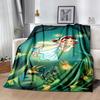 1pc Strawberry Milky Theme Blanket Soft Lightweight Multi Seasonal Use for Travel Camping Picnics Sofa Office bedroom Gift for Friends