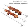 Air Fryer Skewer Stand for Ninja Foodi 8QT 15 Skewers Holder Kebabs Chicken Seafood Vegetables Stainless Steel Grill Rack for Instant Pot