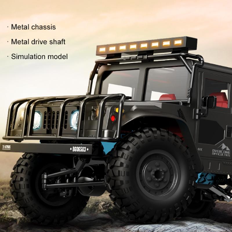 1/12 4WD Радиоуправляемая машина Дрифт-машины Грузовик H1 Пульт управления Внедорожный Багги для лазания Грузовики 2.4G Полный масштаб Высокоскоростной Внедорожный Детские игрушки Мальчики