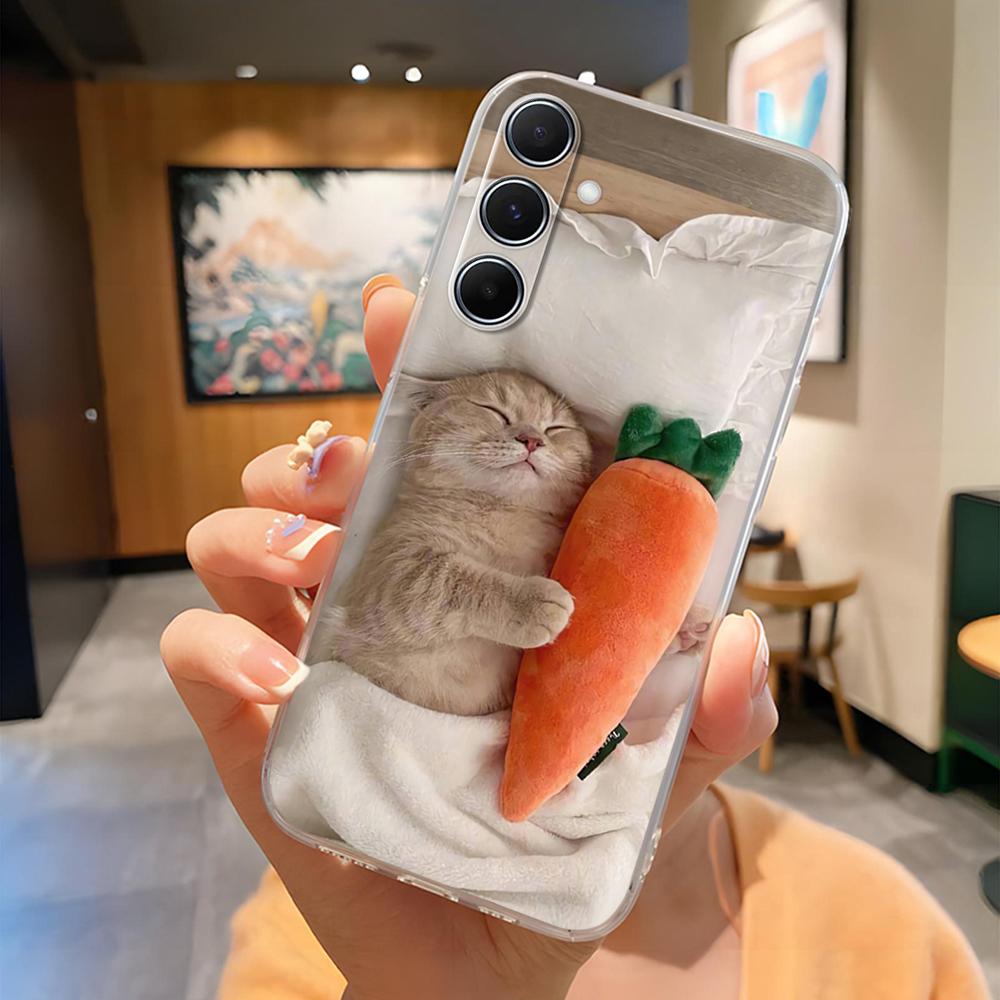 Чехол для Samsung A36 Роскошный Милый Мультяшный Крутой Забавный Расписной Мягкий Прозрачный Чехол для Телефона для Samsung Galaxy A36 5G Задняя Крышка SM-A366E