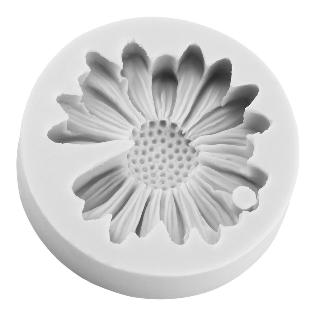 Daisy Flower Silicone Mold Chrysanthemum Flower Fondant Molds Cake Decorating Tools Cupcake Topper Candy Resin Clay Chocolate Gumpaste Mold