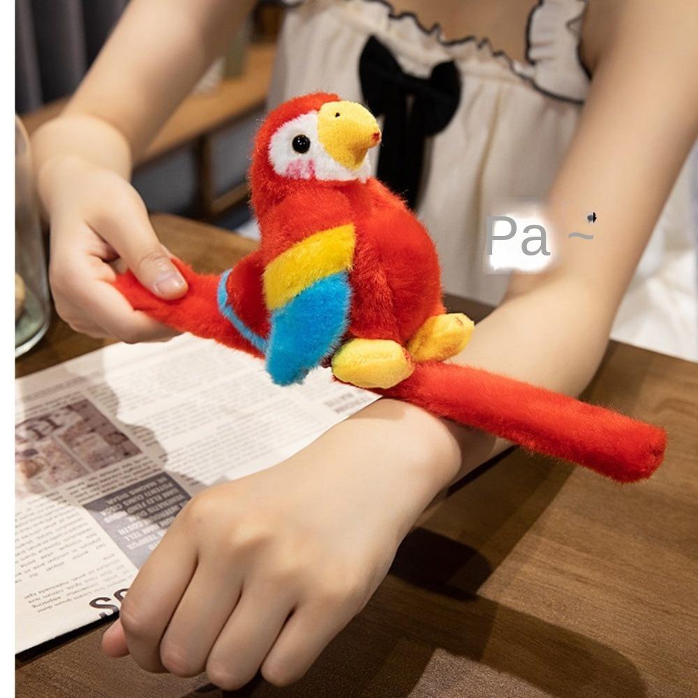 Interactive Toy Wristband Bracelet Animal Cartoon Plush Hand Ring New Animal Slap Bracelets