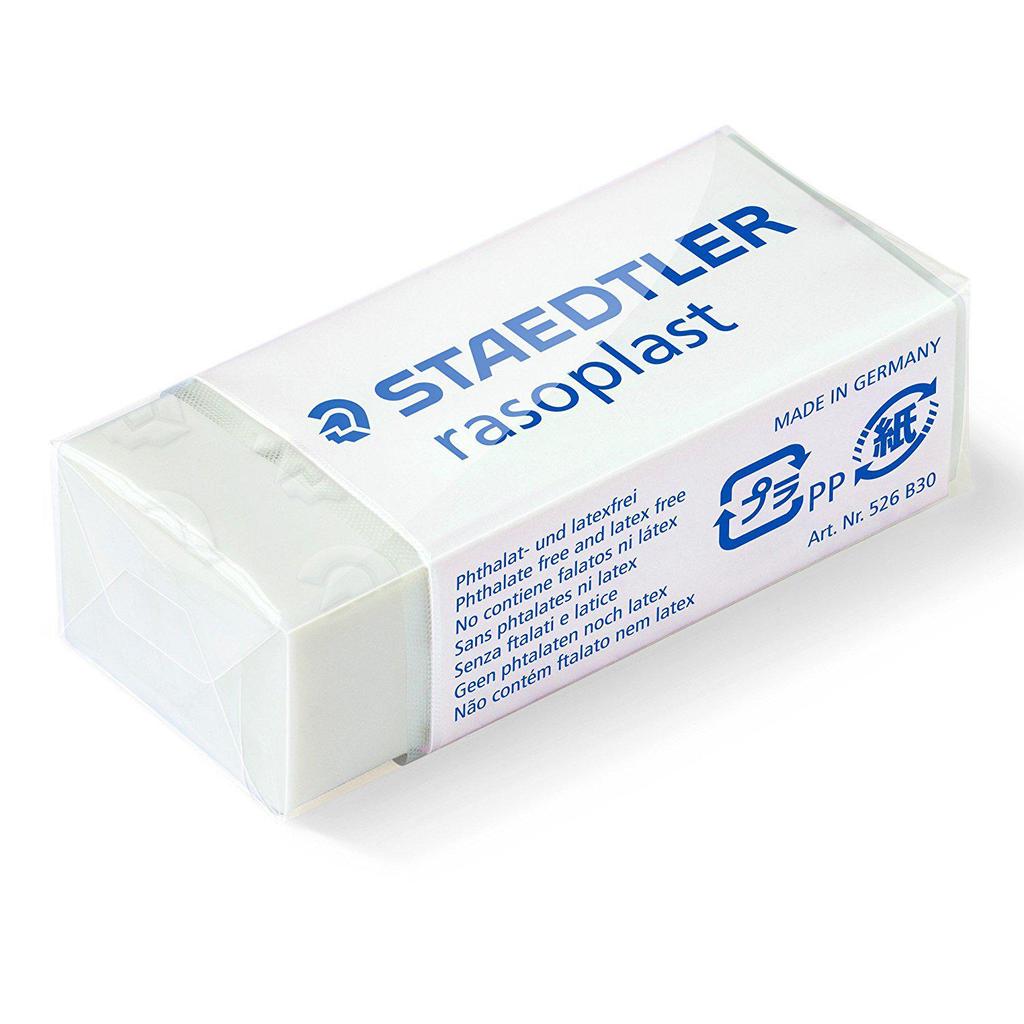 STAEDTLER 526 B30 Профессиональный экологичный ластик Super Clean для рисования и эскизов