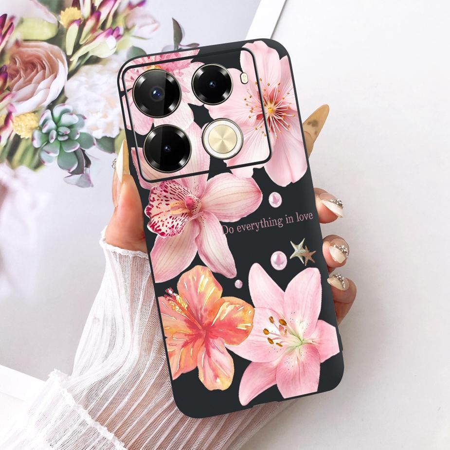 For Infinix Note 40 40X 5G Case X6852 New Butterfly Painted Cover Soft Silicone Case For Infinix Note 40 Pro Plus Note40 X Shell