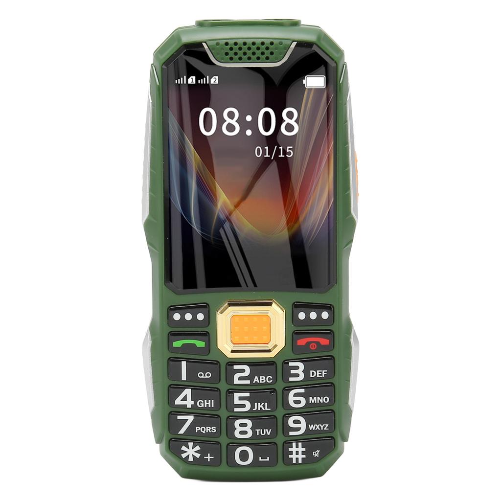 Сотовый телефон Big Button 2G Senior с двумя SIM-картами 2400 мАч, разблокированный сотовый телефон для пожилых людей