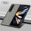 Для Samsung Galaxy Zfold4 Zfold6 Zfold Z Fold 5 4 3 Fold5 Fold4 Fold3 5G Силиконовый ударопрочный бампер Чехол из натуральной кожи овчины