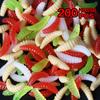 200/100/50PCS Soft Bait Breadworm Maggot Grub Soft Lure Smell Worms Glow Shrimps Fishing Lures