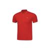 Li Ning Plain Casual Breathable Short Sleeve Polo Shirt Men Tops Red APLN251-1
