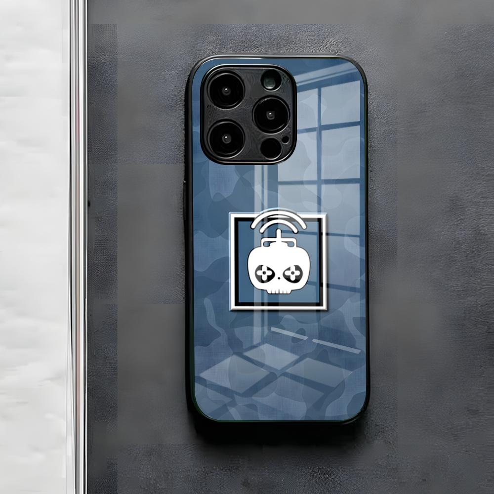 R-Rainbow-Six Siege Game Phone Case For IPhone 17 Air 16 E Pro Max 15 14 13 Mini 12 Pro 11 Max Plus Black Glass Cover