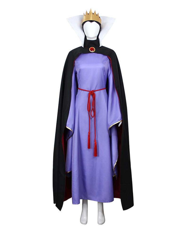 [Housaku Co., Ltd.] Злая Королева Белоснежки Королева Колдунья Мачеха Костюм для Косплея Средневековый Аристократический Элегантный Хэллоуин Школьный Фестиваль Фестиваль Co
