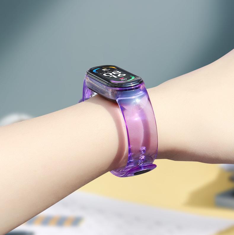 Ремешок для Xiaomi Mi Band 6 5 4 3, сменный браслет для Mi Band5, браслет из ТПУ с защитой от пота, сменный ремешок для Miband Mi, ремешки для часов