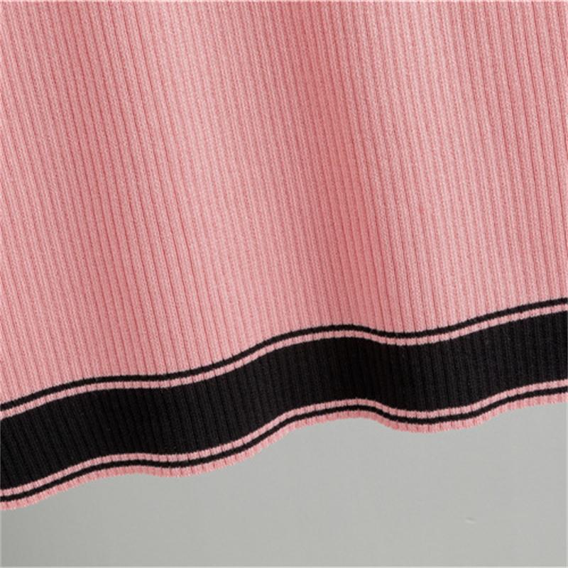 Женское летнее трикотажное новое платье с коротким рукавом, модное платье высокого класса, стройнящий темперамент, облегающая бедра короткая юбка