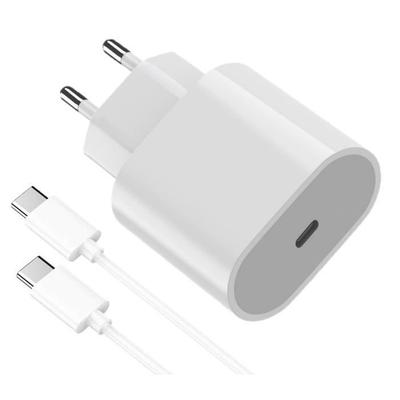 Быстрое зарядное устройство 18 Вт + кабель USB-C - USB-C для OnePlus Nord N200 5G - OnePlus Nord N100 Phonillico®