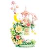 Senbao Building Blocks Flower And Moon 611082 Puzzle Building Blocks Собранные игрушки для девочек Подарок
