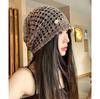 Thin hollow breathable bag head hat women's spring and summer retro fashion stacking hat versatile face small cold hat tide