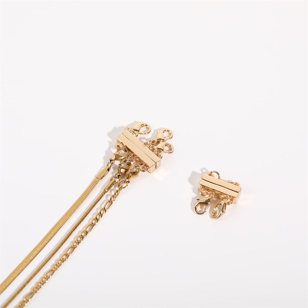 Jewelry Accessories Layered Magnetic Buckle Magnetic Necklace Buckle Stacked Necklace Auxiliary Multi layer Buckle Accessories