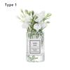 1/12 Dollhouse Miniatures Mini Jasmine Flower Vase Bottle For Doll House Kitchen Furniture Decor Accessories Simulation Toys