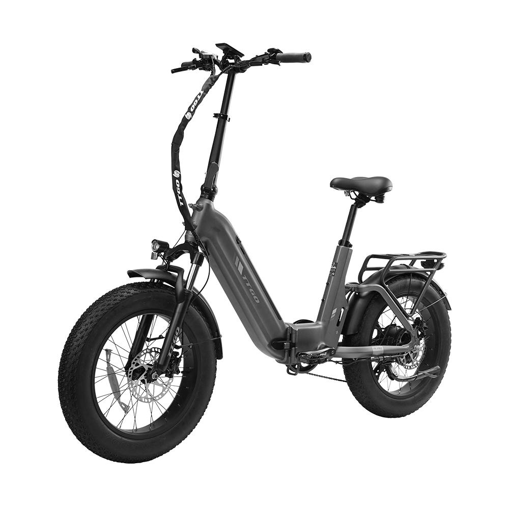TTGO F6 Pro Folding Electric Bike,48V 18AH Battery,Hydraulic Disc Brakes