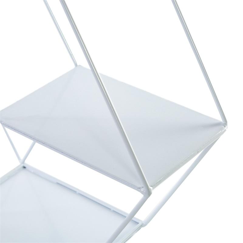 Nordic Style Storage Holders Iron Metal Wall Shelf Decor Home Living Room Bedroom Kid Room Geometric Figure Decoration Organizer