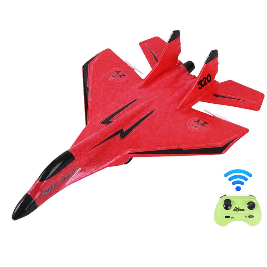 RC Airplane with Light Model Aircrafts EPP Foam Fighter Rechargeable Gliding Airplane