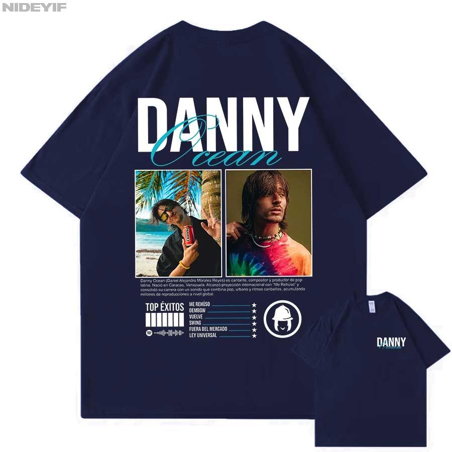 Rapper Danny Ocean Graphic T shirt for Unisex Women Hiphop Streetwear Oversized Tops 100 Cotton TShirt DNO1