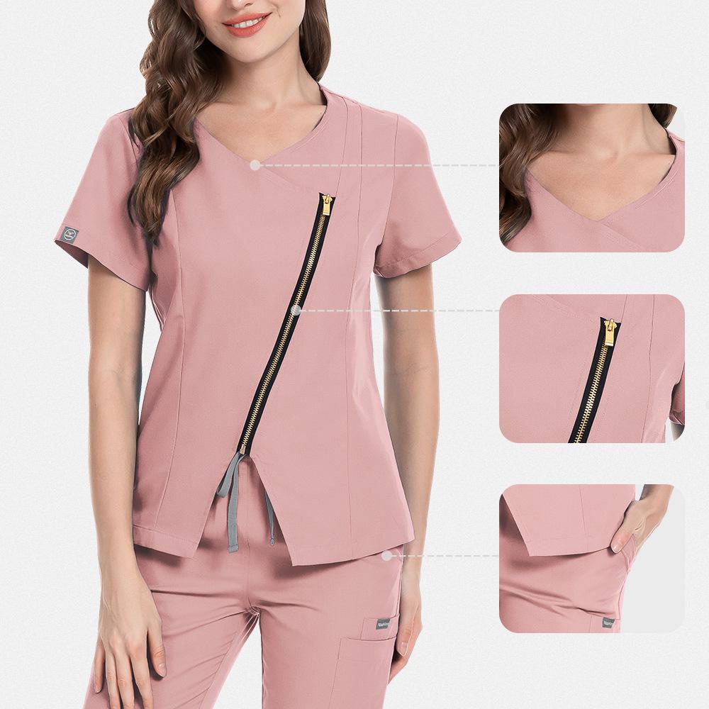 Женский surgical gown без рукавов для врачей и медсестер - Летняя форма для СПА и салона