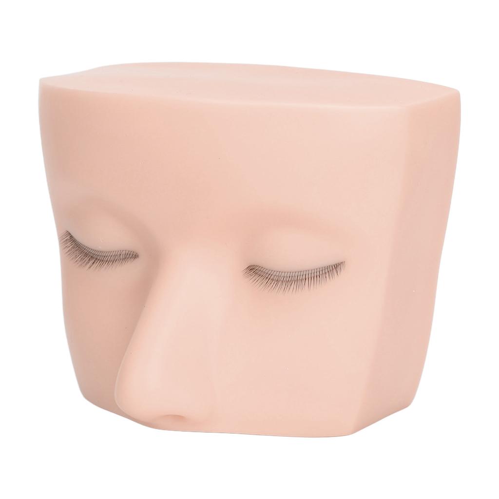 Голова манекена для ресниц, эластичная, реалистичная, 3 слоя, ресницы, голова манекена для практики для начинающих