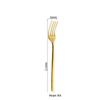 Золотые десертные/фруктовые вилки из нержавеющей стали 304 (4-Pack)