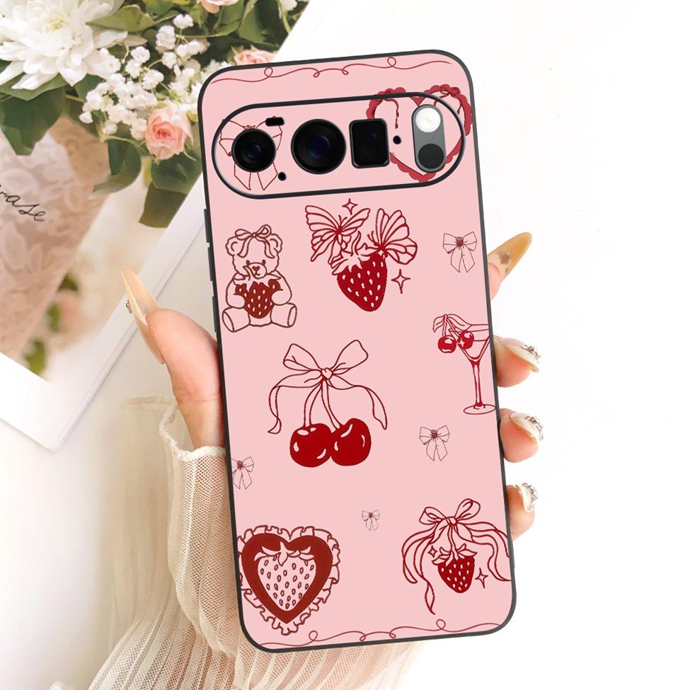 Case For Google Pixel 10 Pro XL Cover Silicone Cute Cat Fashion Butterfly Funny Painted Casing G45RY GUL82 GYPW4