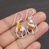 Orange Copper Turquoise 925 Solid Sterling Silver Earrings, Handmade Gemstone Earrings Jewelry, Gifts For Wife Brand New Earrings